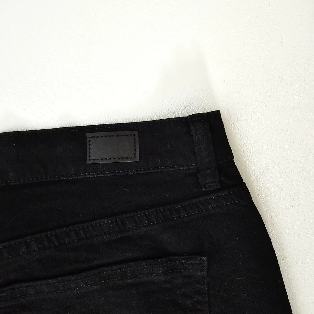 Lee Women’s Relaxed Fit Straight Leg Jeans Black Onyx Size 16 Long Mid Rise NWT - Picture 9 of 14
